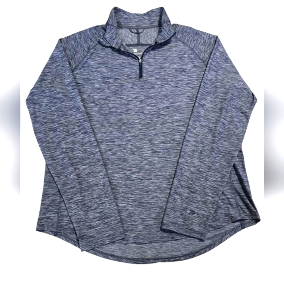 All in Motion Heathered Gray Zip Pullover - Picture 1 of 6